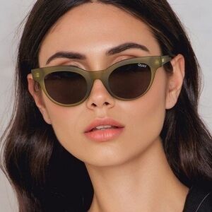 Quay Australia Gray and Brown Sunglasses Modern Minimalist Design